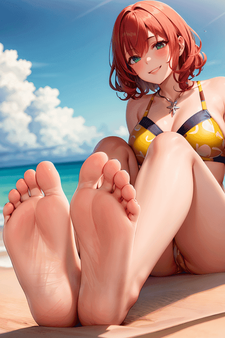 Feet Pose (anime) - Image 1