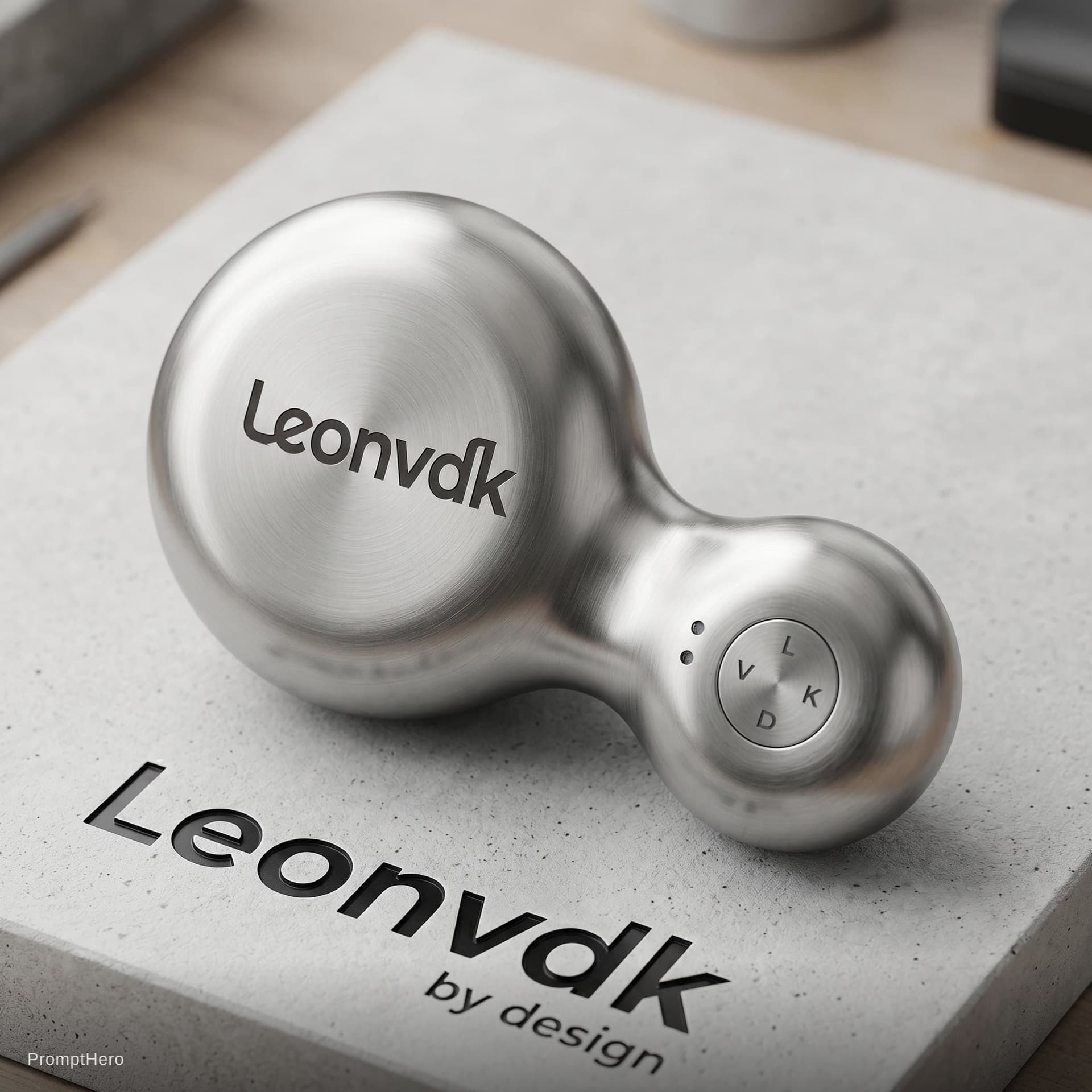 AI generated: change the braun logo to Leonvdk