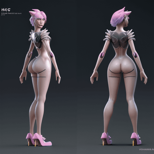 AI generated: portrait of a cartoon creature, anthro, hybrid, cute, 3d art, c4d, octane render, in the style of vr...