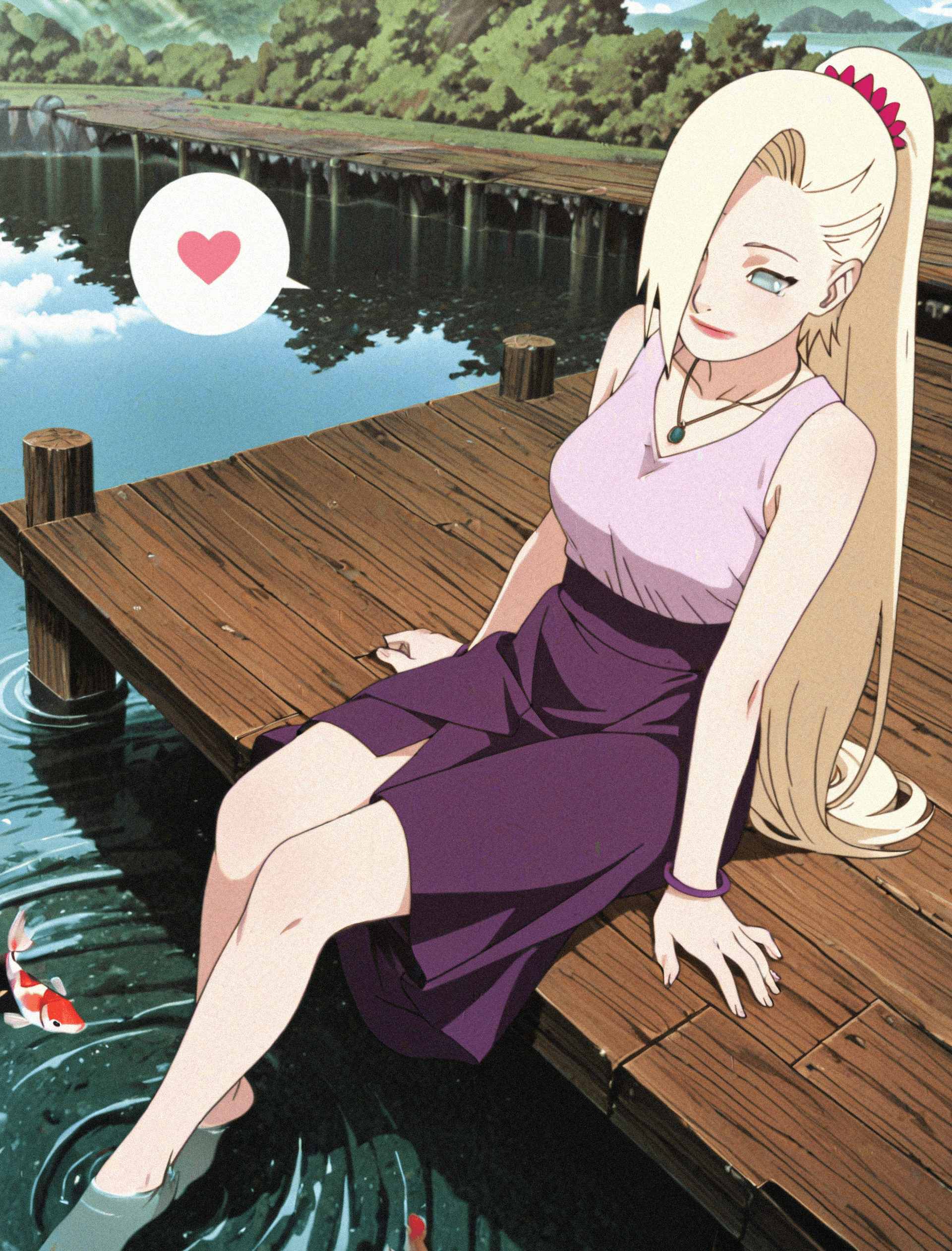 Ino Yamanaka - Blank Period [all outfits] (山中いの, Yamanaka Ino)