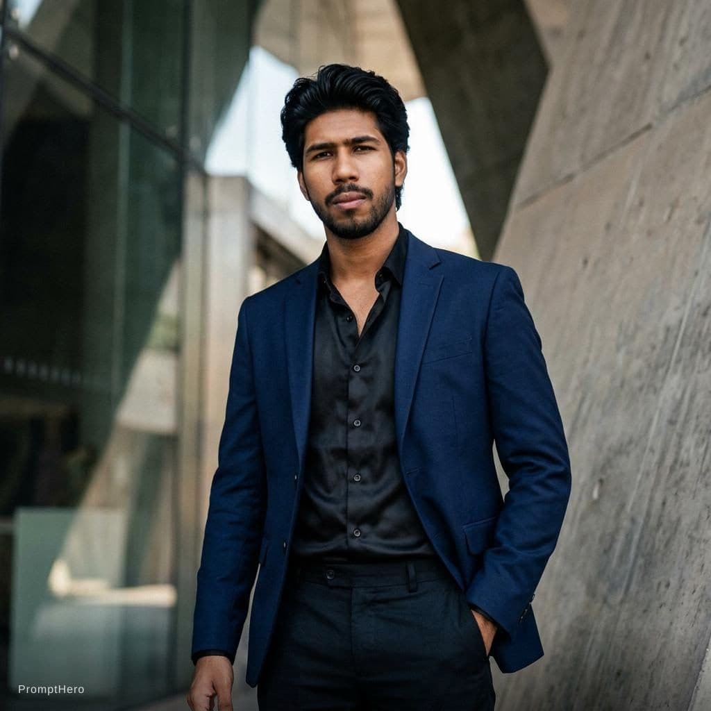 AI generated: fashion editorial photograph, man, shot on a Canon EOS 5D Mark IV --chaos 75 --ar 1:2 --profile rsy6...