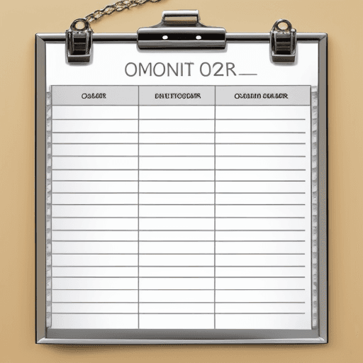 AI generated: Design a paper organizer assuming that we only have  stainless steel chain