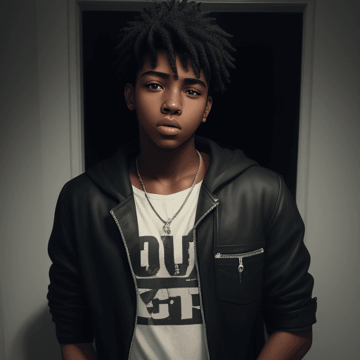AI generated: young hood boy