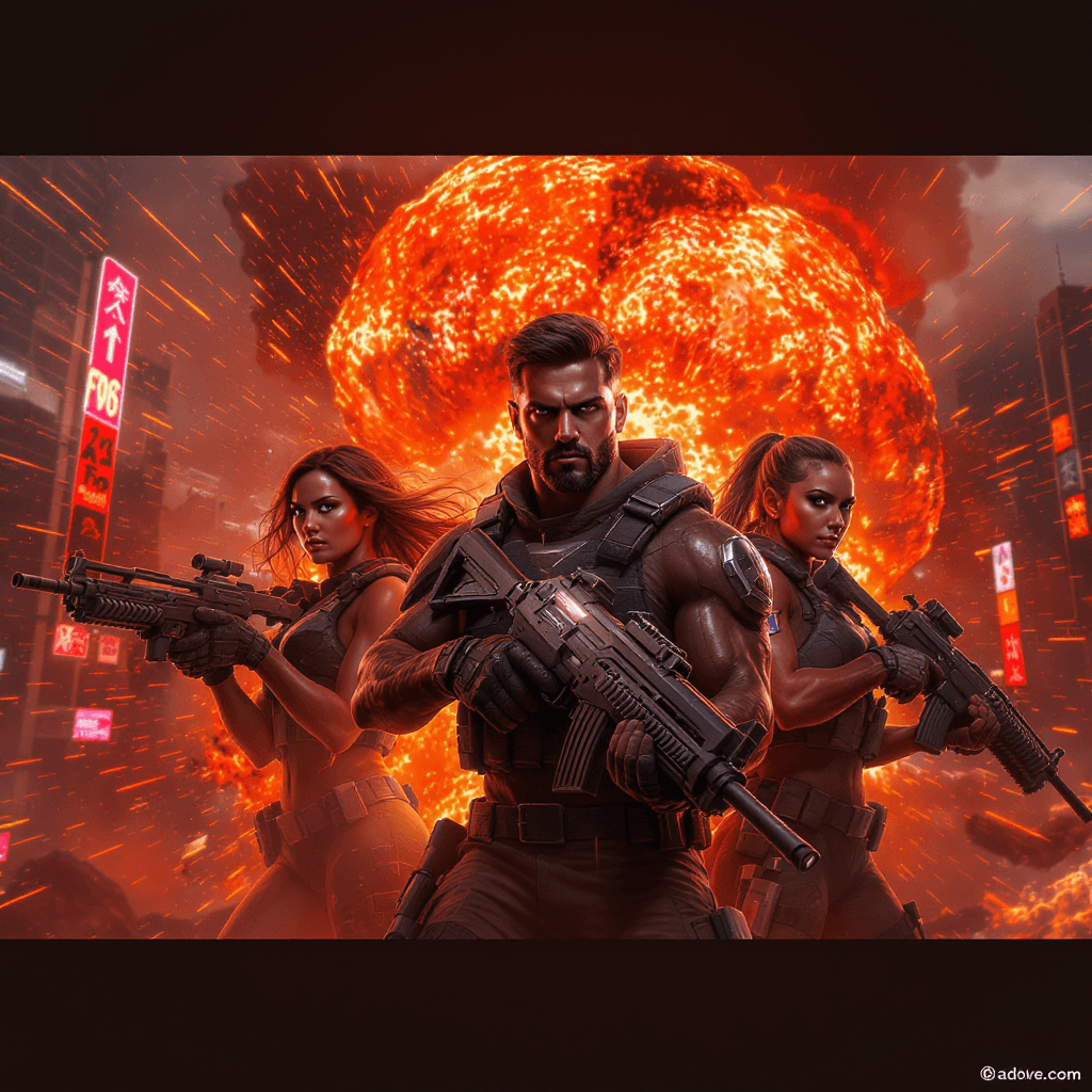AI generated: A wide cinematic wall art scene that captures the thrill of watching free movies online. A powerful ...