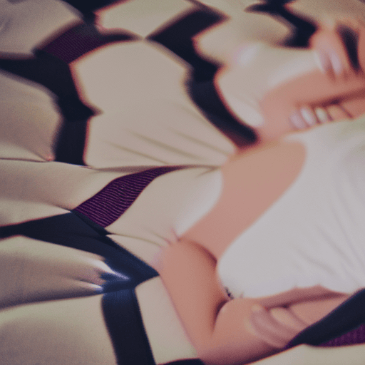 AI generated: girl laying on bed
