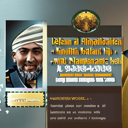 AI generated: Homepage Design:

"Design a homepage for AL-Imam Zainalabiedeen Institution:

Navigation: Centered w...