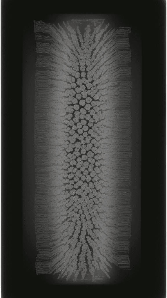 AI generated: entropy, order is emerging from disorder, tri-x, x-ray film --testpfx