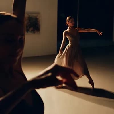 AI generated video: anima a la mujer bailando