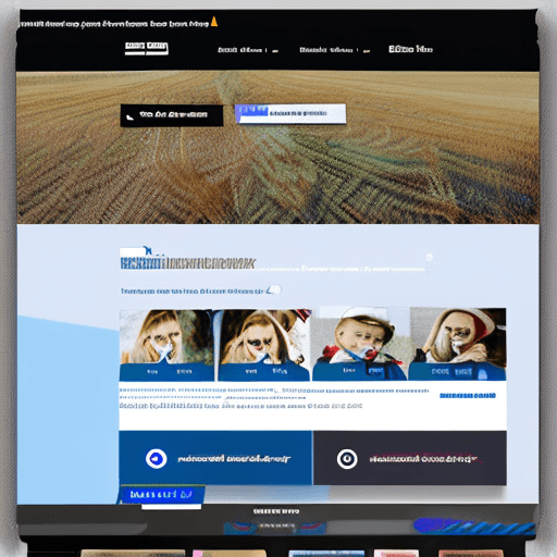 AI generated: modern educational website design 
