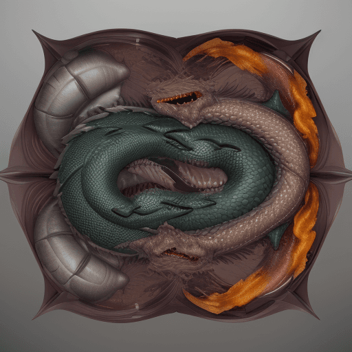 AI generated: Dragon, vore, internal view