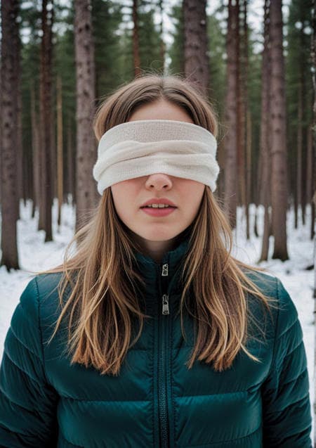 Blindfolded