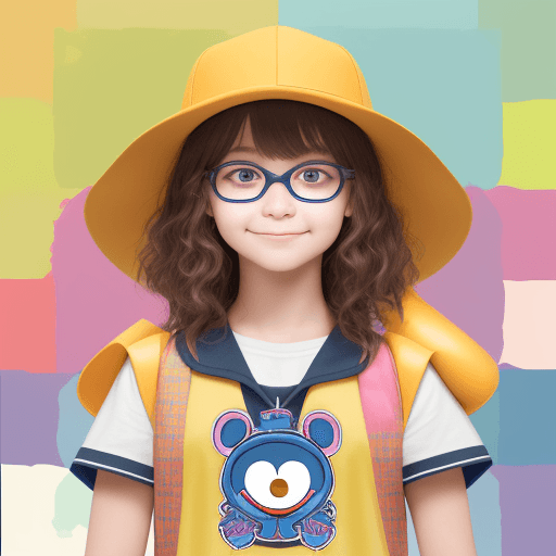 AI generated: "Imagine a high-quality photographic human mascot designed to guide 5th-grade girls and boys through...