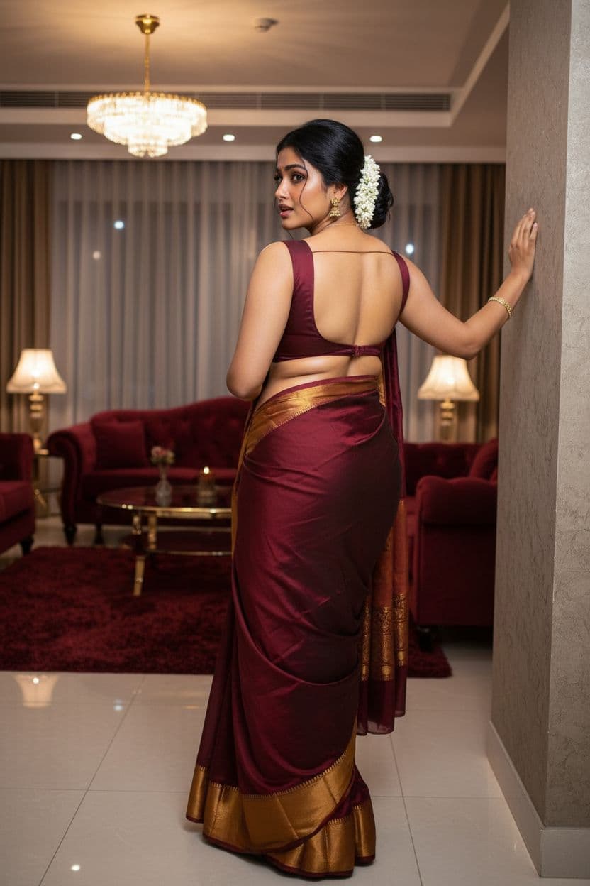 AI generated: full body view  of most beautiful women in her 30s as most beautiful indian realstic girl with plus ...