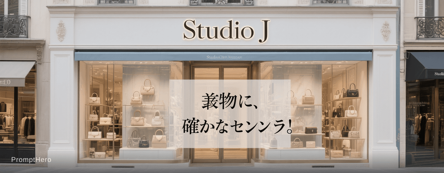AI generated: Create a wide luxury banner (aspect ratio 4.5:1) for a high-end fashion select shop profile header.
...