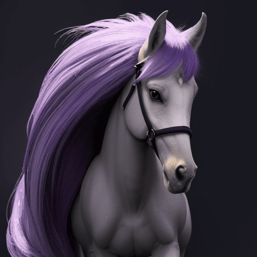 AI generated: Twilight Sparkle is a pony with a small and slender body. She has a coat color that is lavender, whi...
