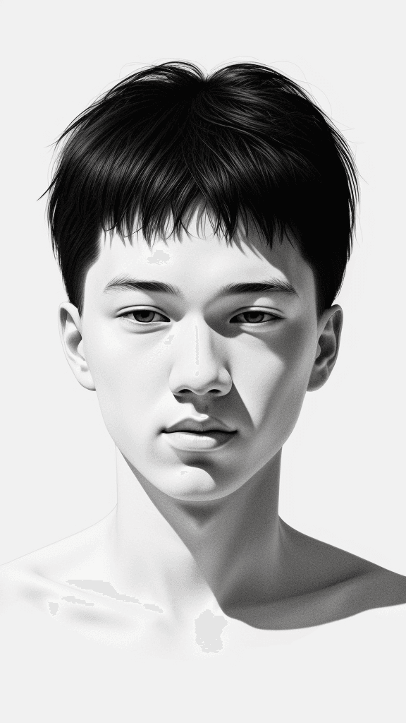 AI generated: (best quality, ultra-detailed, realistic:1. 2) Noah, clean lines, minimalist artwork, vibrant color ...