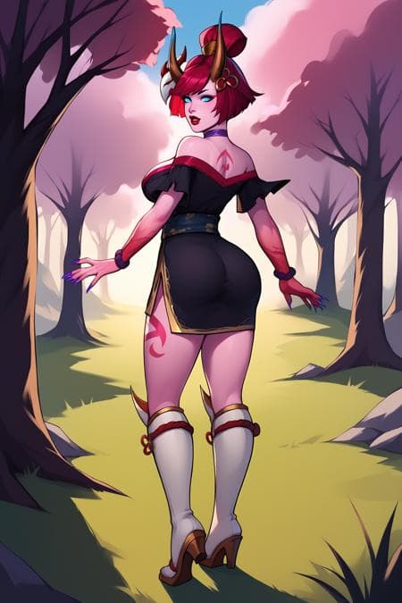 Blood Moon Evelynn (League of Legends) - Comission LoRA PonyXL [NSFW Support]