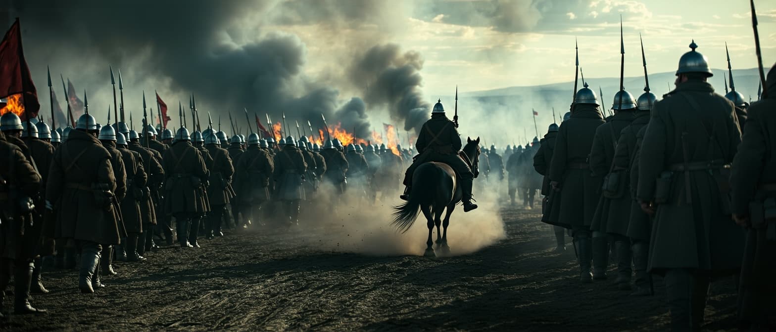 AI generated: You'll take my life, but I'll take yours too
You'll fire your musket, but I'll run you through
So wh...