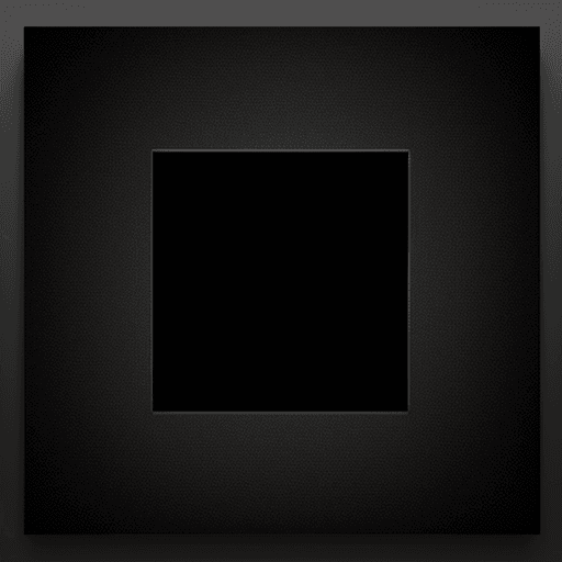 AI generated: black rectangle 
