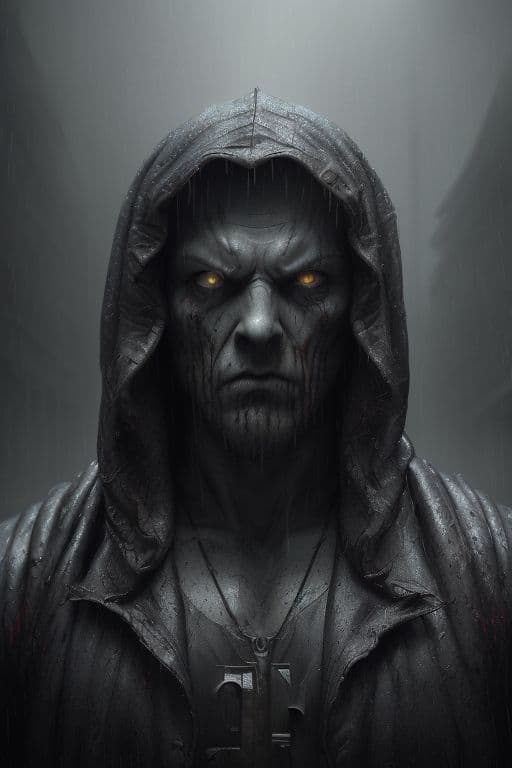 AI generated: 50mm portrait photograph, Cthulhu ((huge [scrawny], aesthetic antropomorphic body:1. 9, it is pourin...