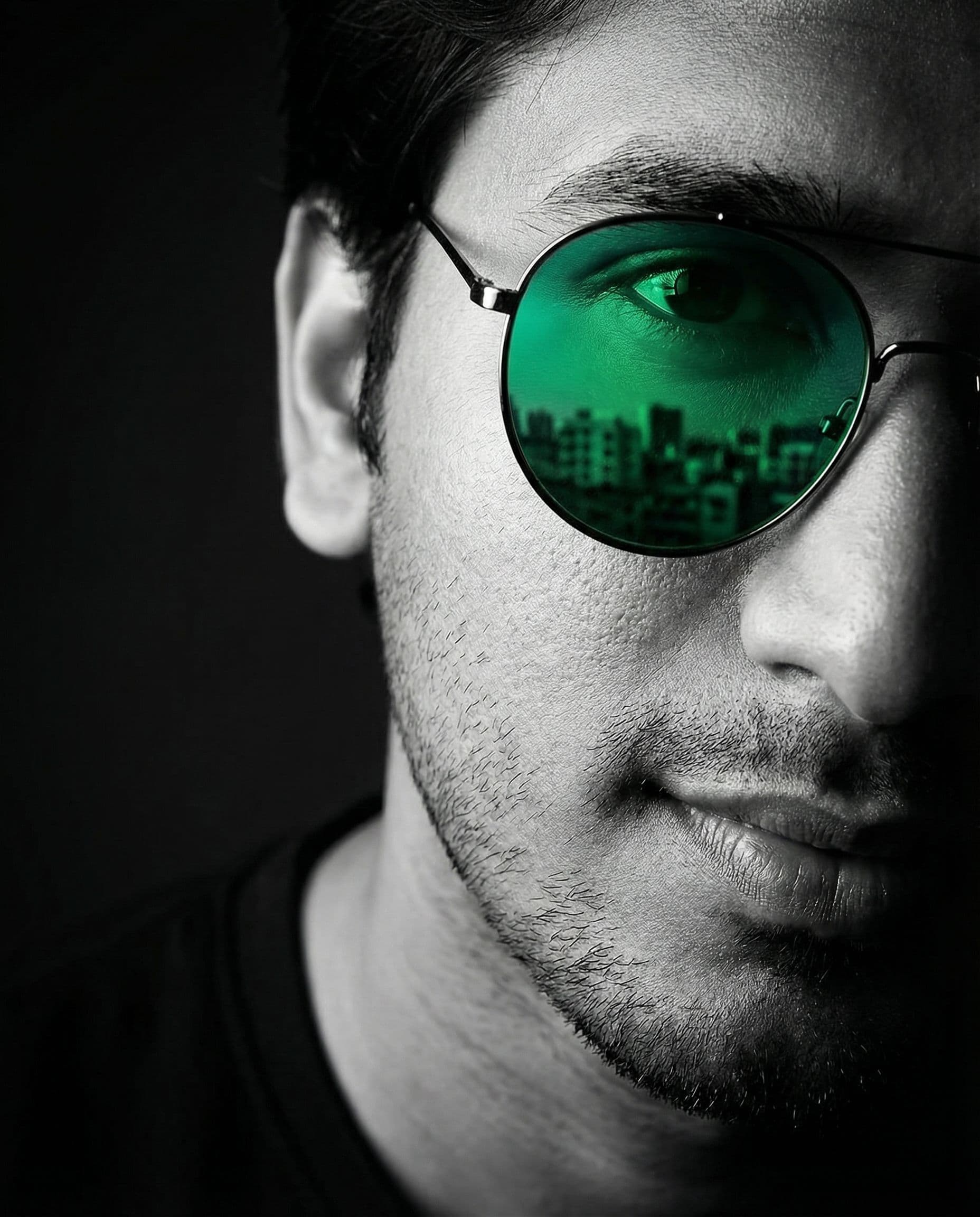 AI generated: {
  "image_request": {
    "prompt": "A photorealistic, ultra-close angled portrait of the provide...