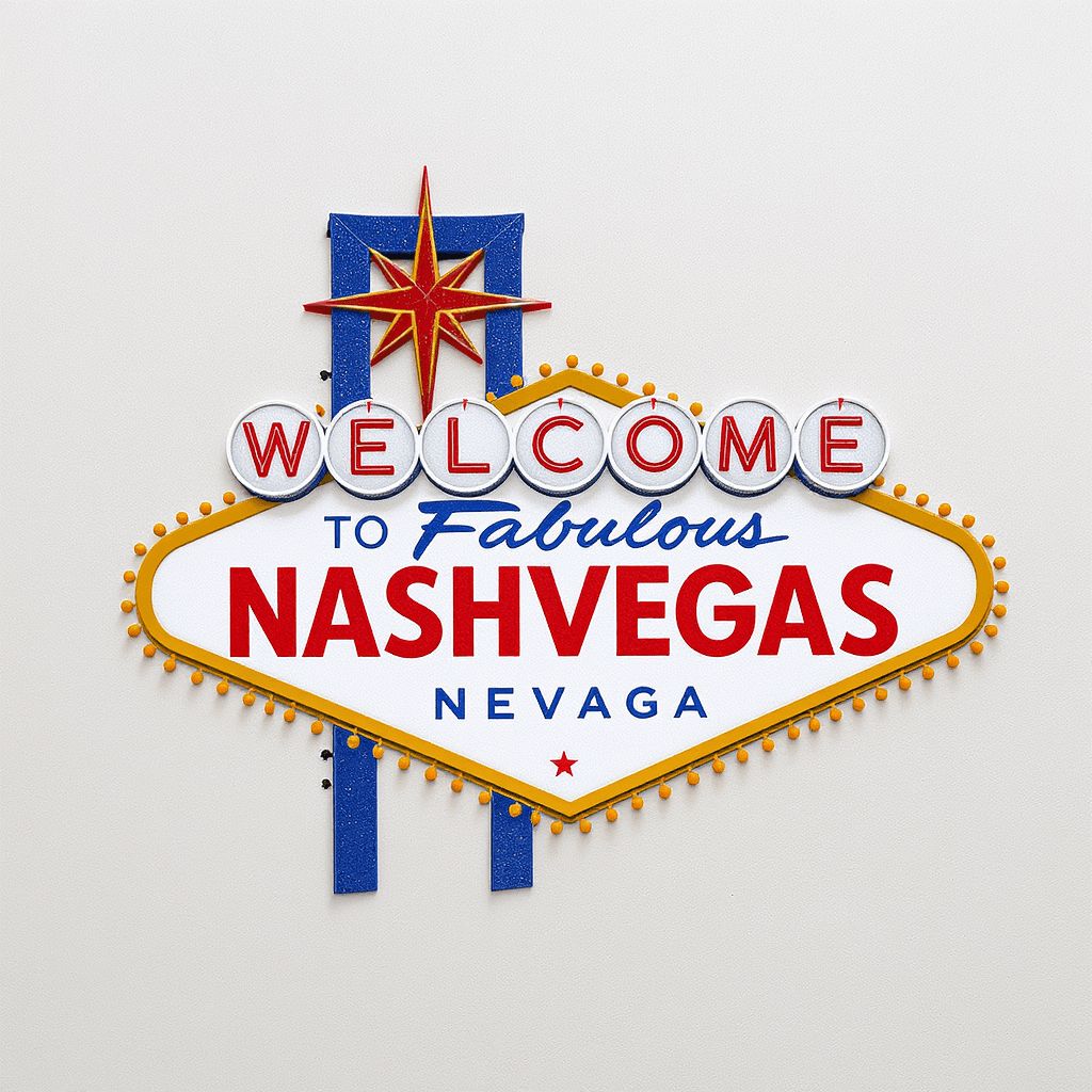 AI generated: I'm seeking a talented logo designer to create a modern and luxurious logo for my "NashVegas" Airbnb...