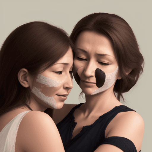 AI generated: 2 woman, facesitting