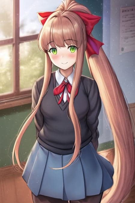 Monika | DDLC LoRA - Image 4