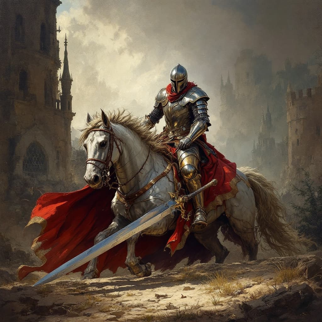 AI generated: Real Knight