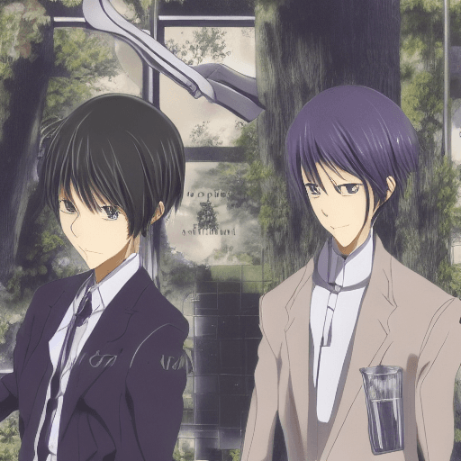 AI generated: gin x higuchi, fork