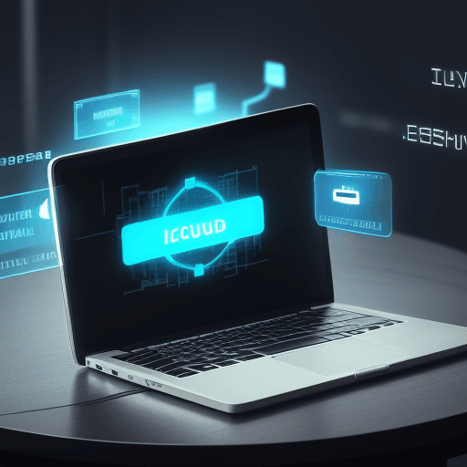 AI generated: "Design an image emphasizing the importance of data protection. In the image, display a computer scr...