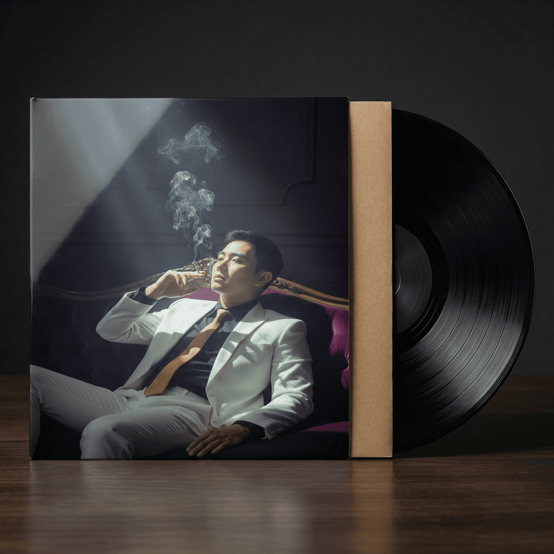AI generated: New Edition Vinyl Record album cover. 