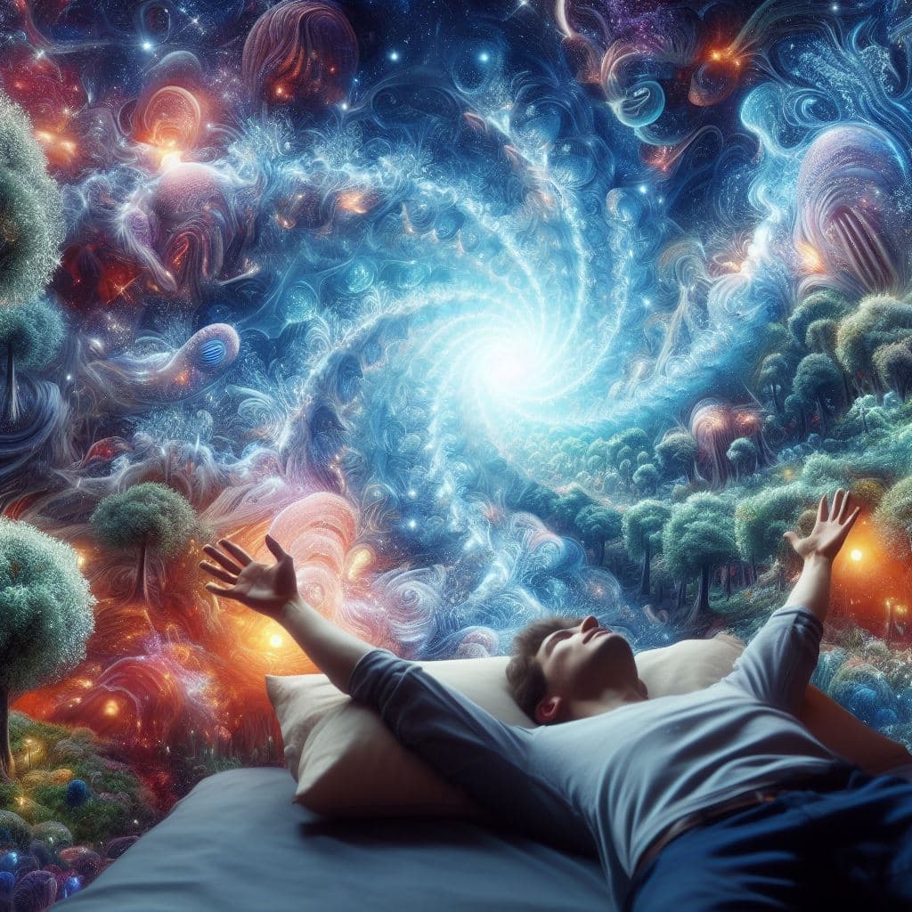 AI generated: what I see in my dream at night, photorealistic, high detailed, an image from a wonderful dream,harm...
