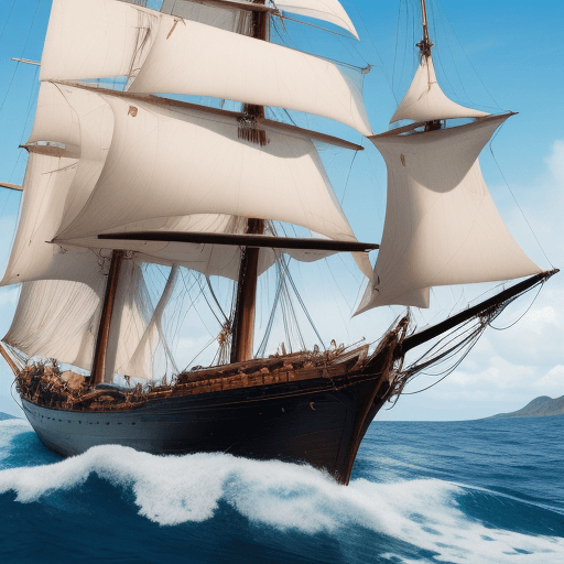 AI generated: Photo of a ultra realistic sailing ship jessica alba prone bone