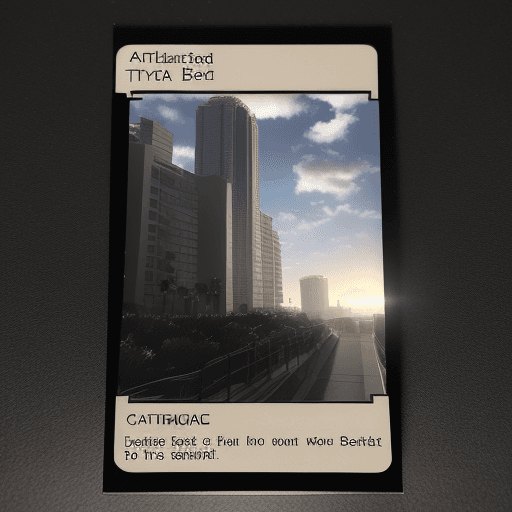 AI generated: Photo of a ultra realistic dramatic light, cinematic lighting, A atypical Vertical Trading Card, rea...
