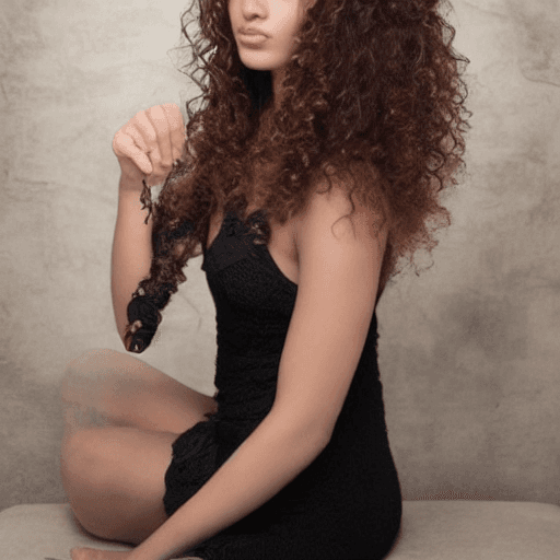 AI generated: (sharp focus:1.2), photo, attractive mixed woman, (beautiful face:1.1), detailed eyes, luscious lips...