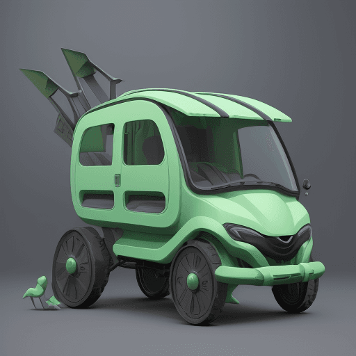 AI generated:  Um símbolo de evolução que começa com uma forma simples e se transforma em uma forma industrial.