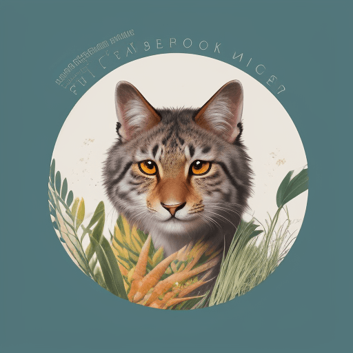 AI generated: illustration for cover book with animal images