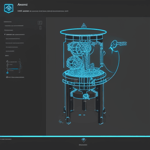 AI generated: Draw an ai machine for educational purposes
