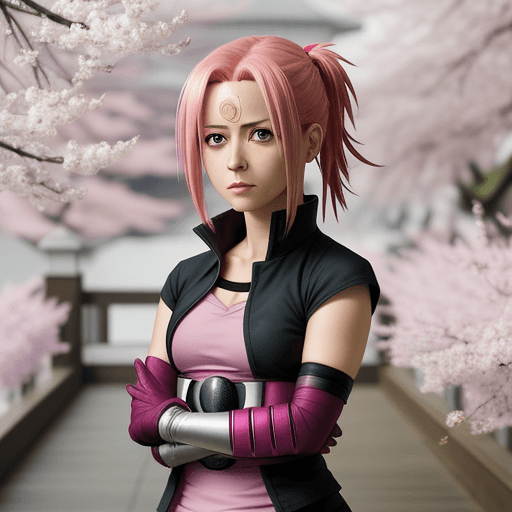 AI generated: sakura haruno