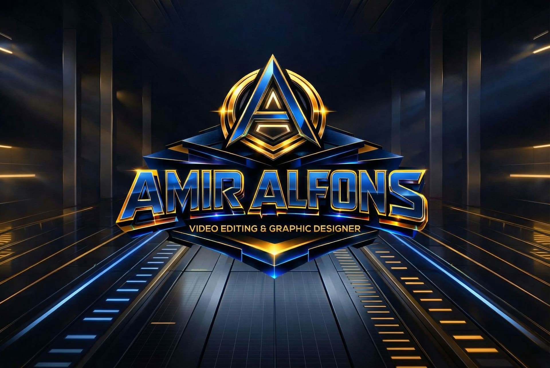 AI generated: محتاج تعدل لى لون اللوجو بحيث يكون متناغم مع الخلفية بجوده عالية مع تغير كلمة creative studio الى vi...