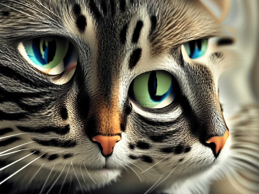 AI generated: A 35mm photography of a highly detailed cat, full size, day time, macro, focus, photorealistic, cine...