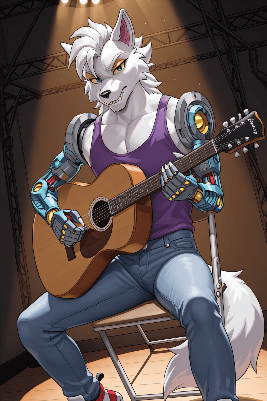 Drago Wolf-Sonic Archie Comics-NoobAi