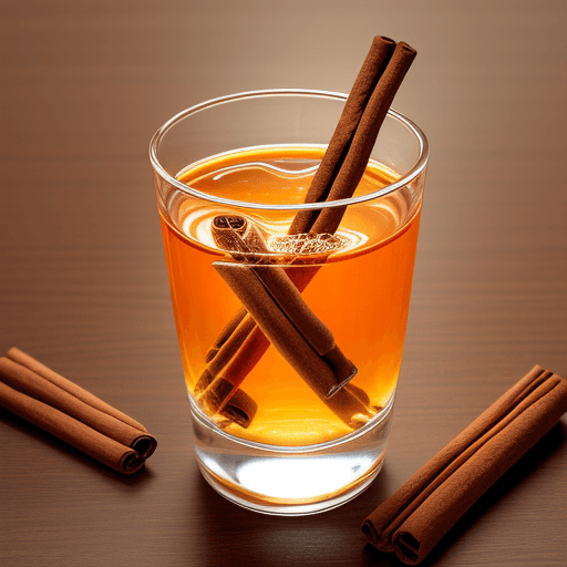 AI generated: glass of water with appetizing cinnamon
let it be noted that it is just water