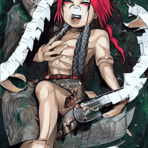 AI generated: chainsaw man, mappa, makima (chainsaw man), kesugua, 1girls, all the way to the base, angry dragon, ...