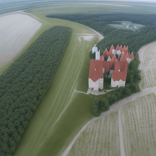 AI generated: Pan Twarowski na księżycu jedzie nowoczesnym łazikiem do swojej bazy, która widać w oddali. Widać te...