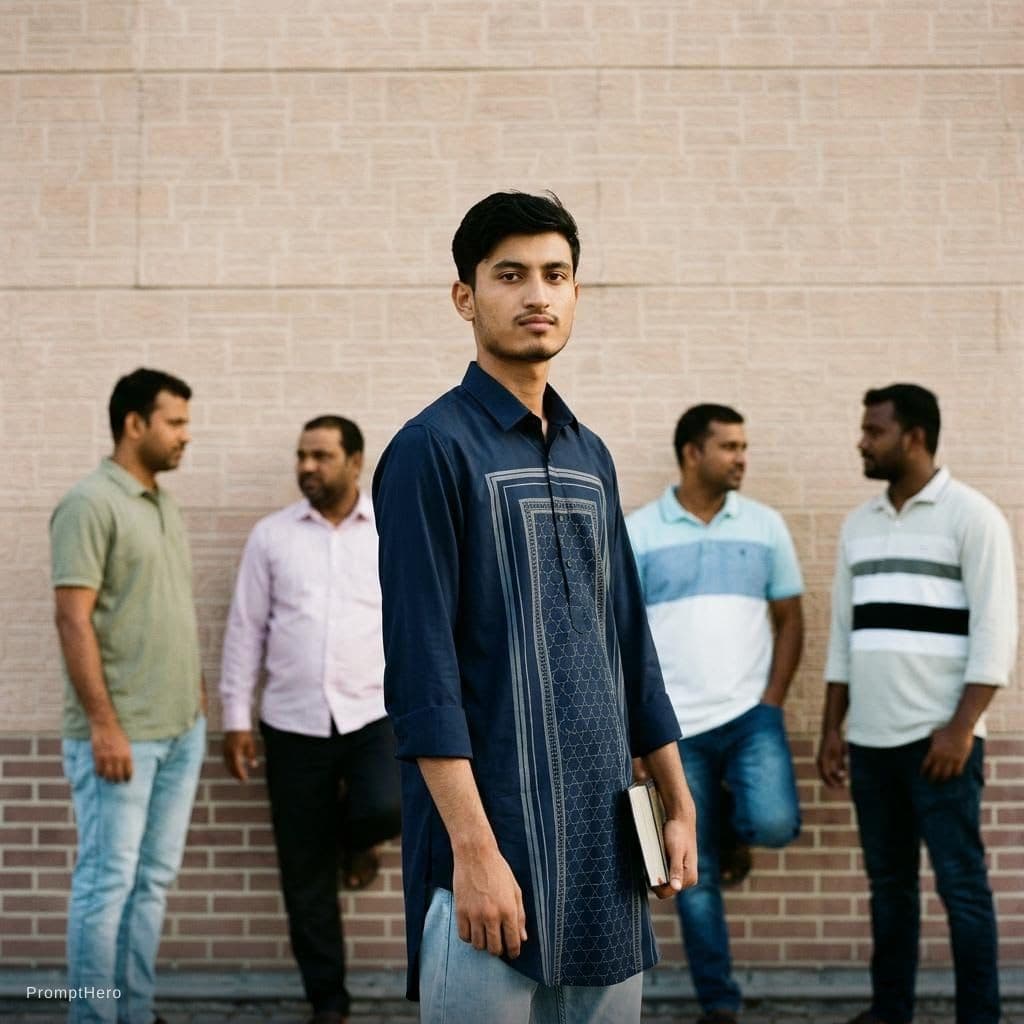 AI generated: fashion editorial photograph, man, shot on a Canon EOS 5D Mark IV --chaos 75 --ar 1:2 --profile rsy6...
