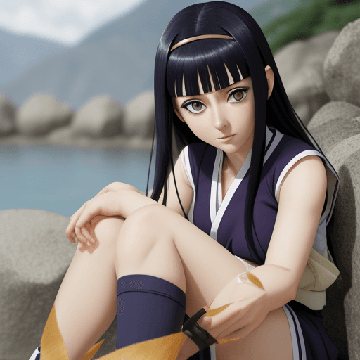 AI generated: Hinata hyuga