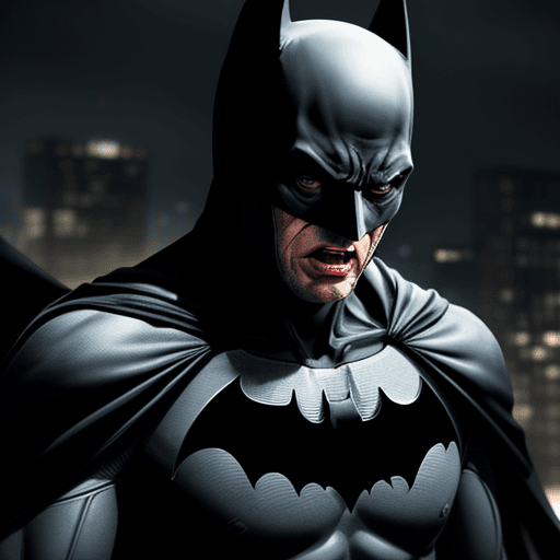 AI generated: Batman cry , 4k , ultra HD 