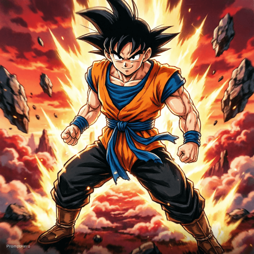 AI generated: @Son_goku wallpaper 